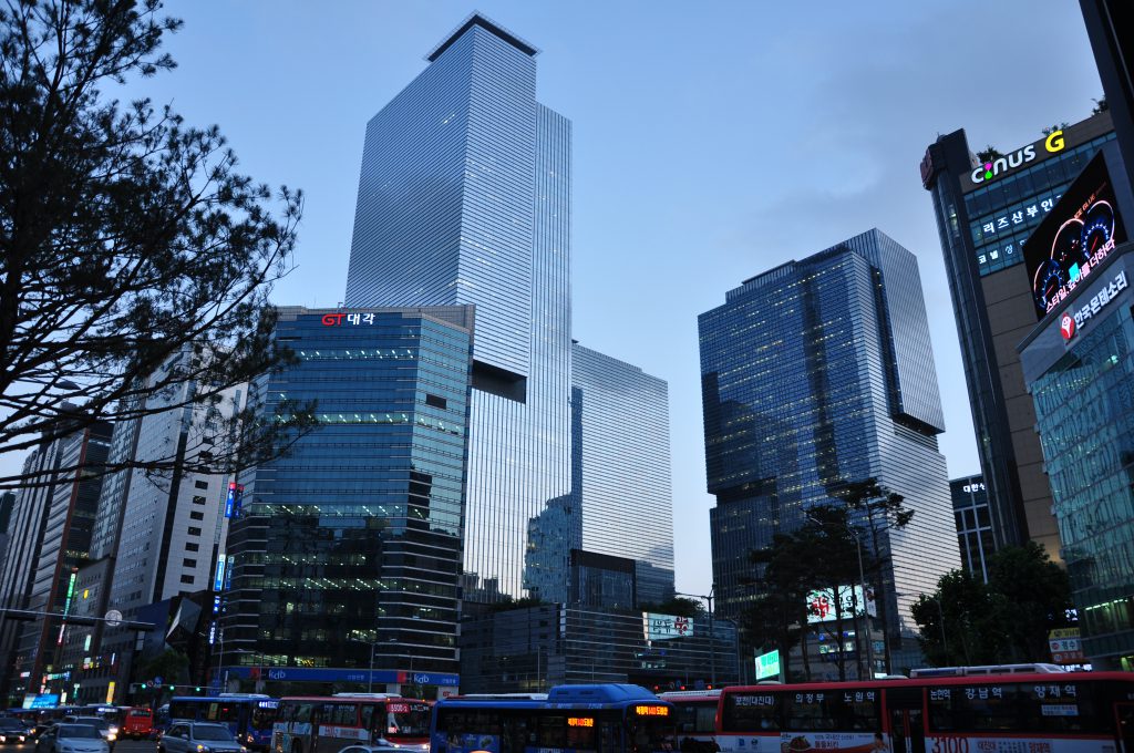 Samsung HQ in Seoul. Samsung contribute more than 10% of Korea's GDP